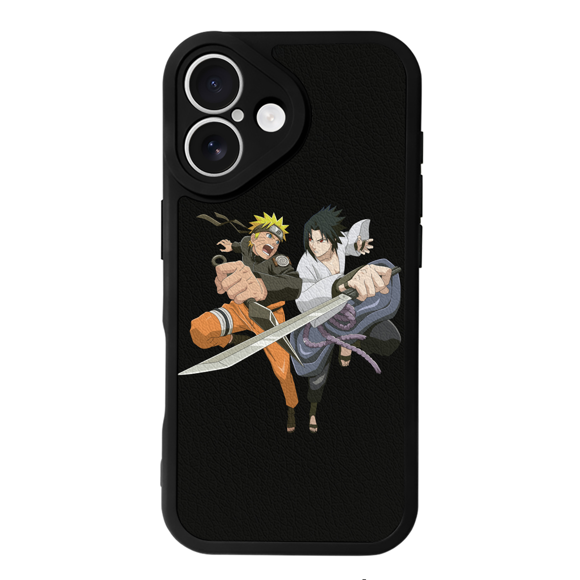（画像用） NARUTO -ナルト- うずまき ナルト Uzumaki Naruto 【iPhone 16シリーズ対応】シリコンスマホケース（レザー調） 材質：シリコン
